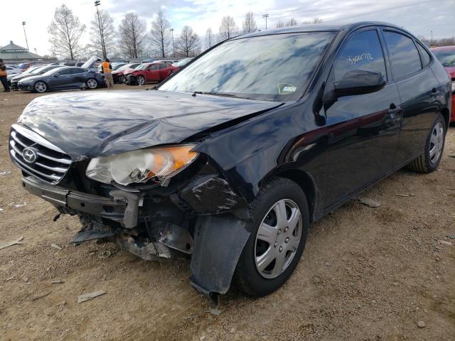 Image 2 of 2010 HYUNDAI ELANTRA BLUE 2010 with VIN KMHDU4AD0AU855348