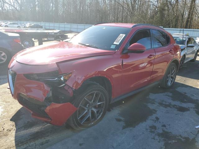 Image 1 of 2018 ALFA ROMEO STELVIO TI SPORT 2018 with VIN ZASFAKNN4J7B64519
