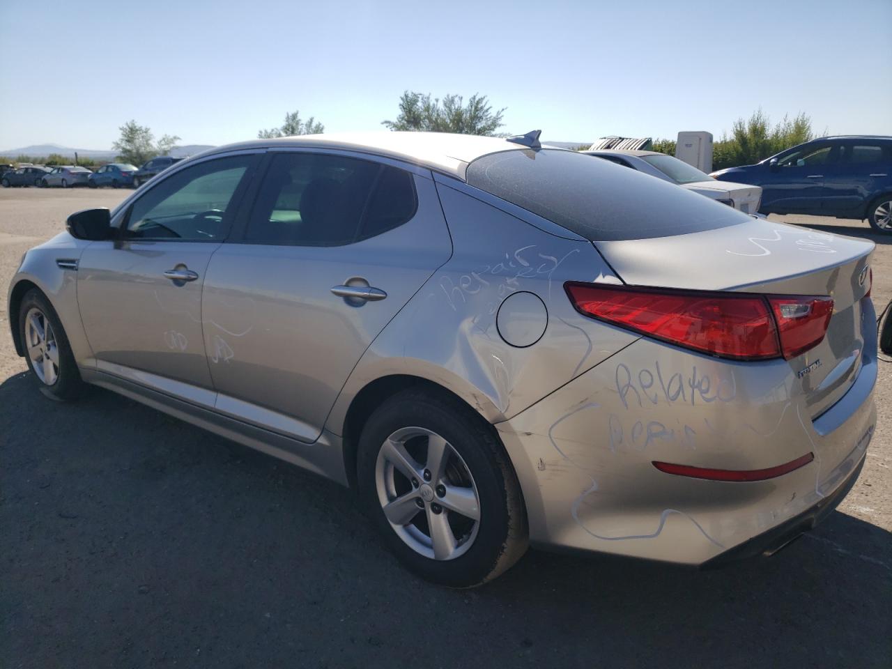 Image 2 of 2015 KIA OPTIMA LX 2015 with VIN 5XXGM4A76FG468991