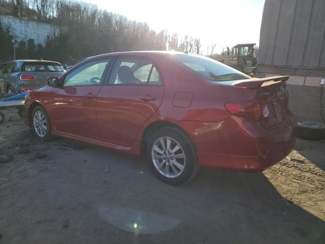 Image 2 of 2009 TOYOTA COROLLA BASE 2009 with VIN 2T1BU40E99C025577