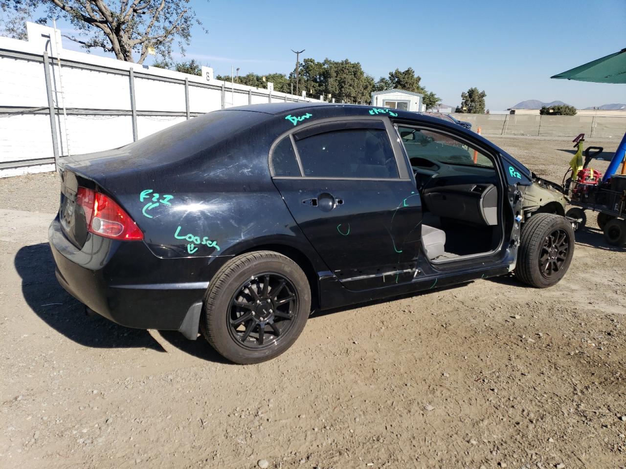Image 3 of 2008 HONDA CIVIC LX 2008 with VIN 2HGFA16528H337018