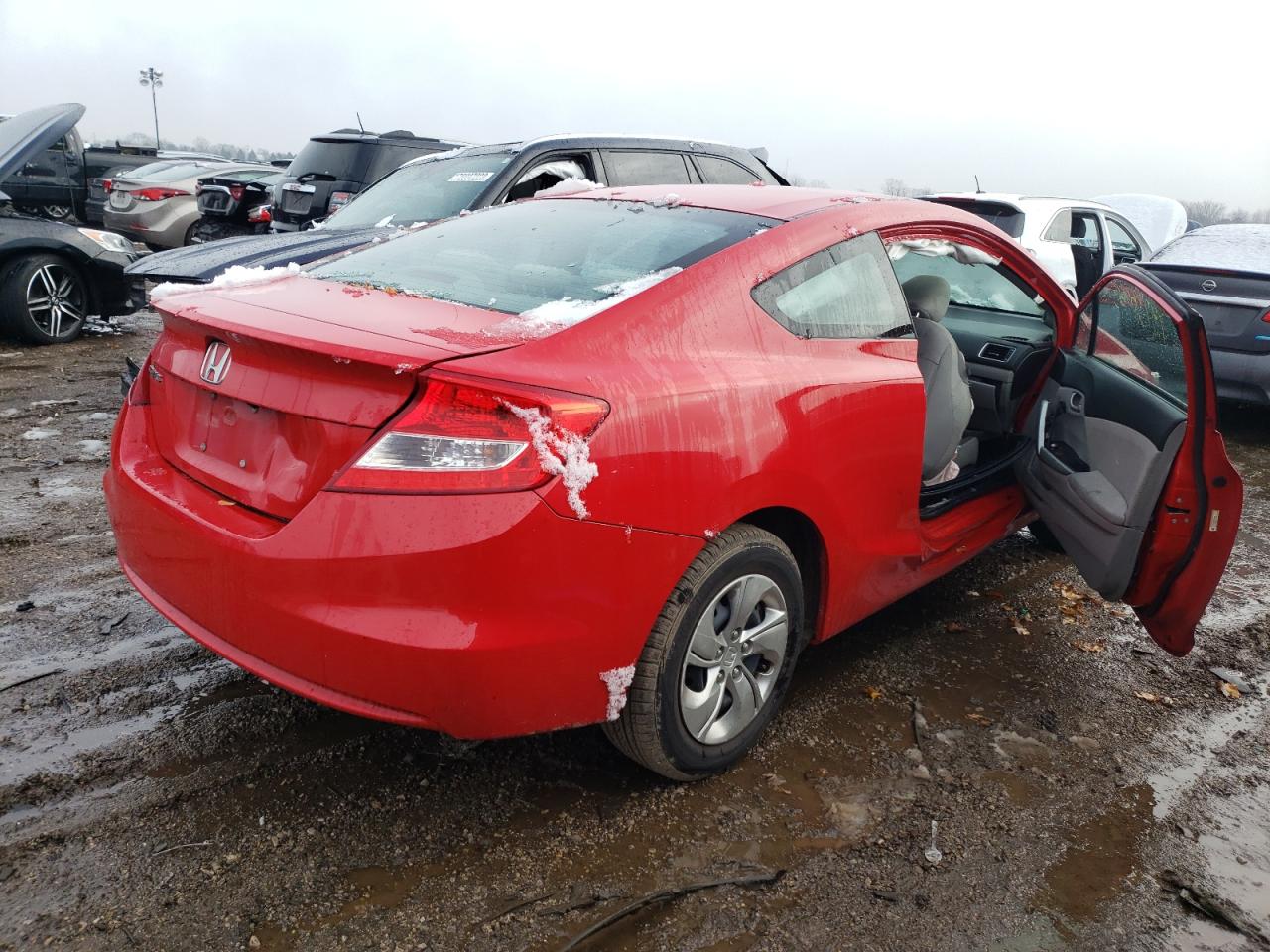 Image 3 of 2013 HONDA CIVIC LX 2013 with VIN 2HGFG3B5XDH531998