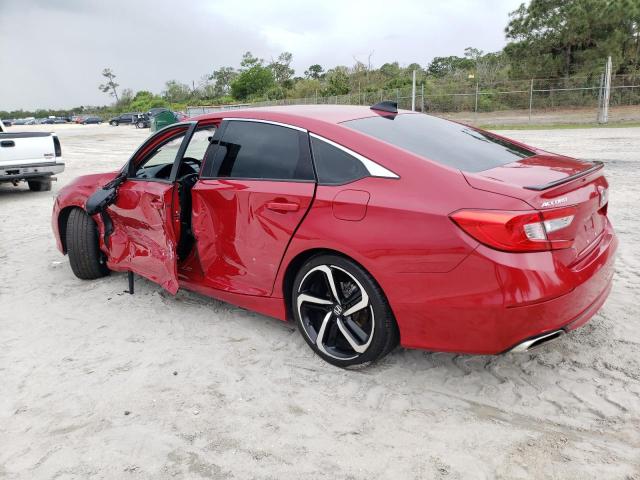 Изображение 2 2021 HONDA ACCORD SPORT SE 2021 с VIN 1HGCV1F46MA078704
