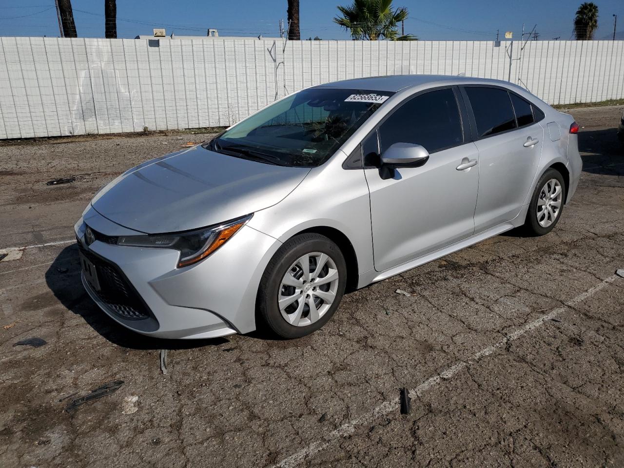 Image 1 of 2021 TOYOTA COROLLA LE 2021 with VIN 5YFEPMAE6MP178655