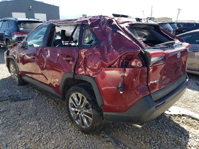 Image 2 of 2020 TOYOTA RAV4 XLE PREMIUM 2020 with VIN 2T3A1RFV6LW100032