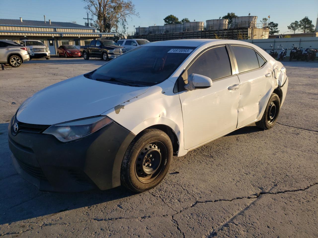 Image 1 of 2014 TOYOTA COROLLA L 2014 with VIN 5YFBURHE7EP173304