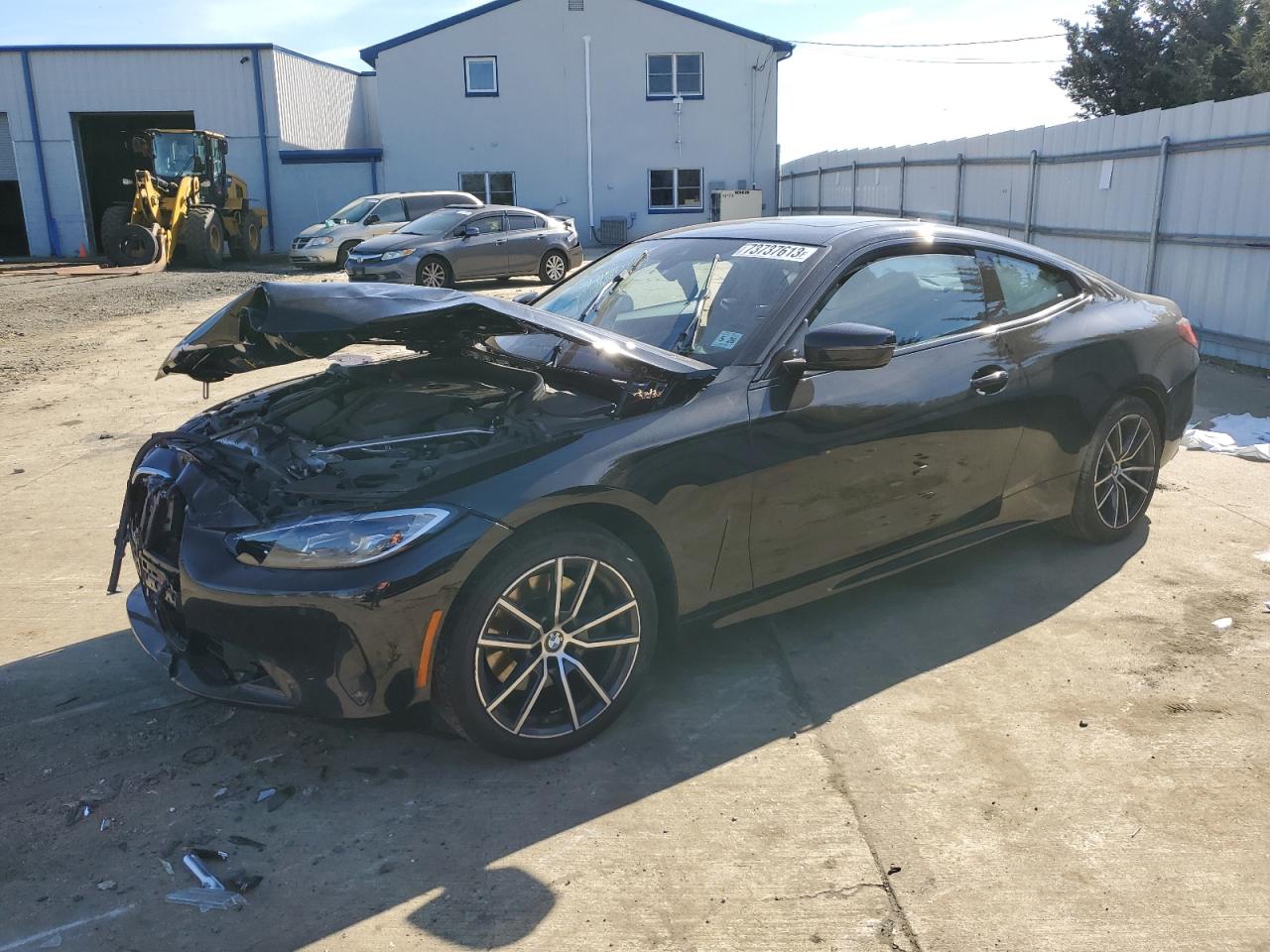 Image 1 of 2021 BMW 430XI  2021 with VIN WBA73AP02MCF45428