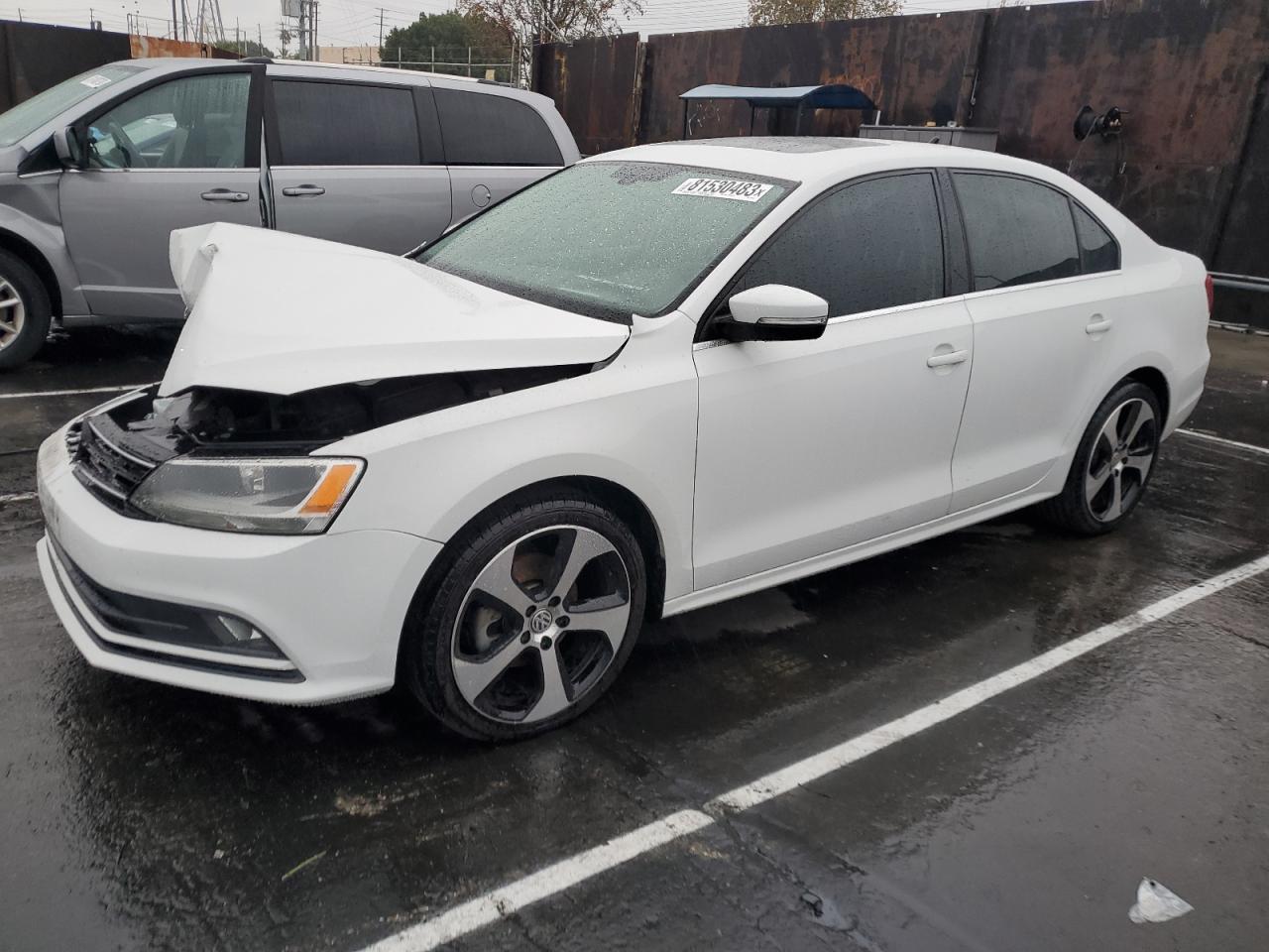 Image 1 of 2016 VOLKSWAGEN JETTA SEL 2016 with VIN 3VWL17AJ6GM220614