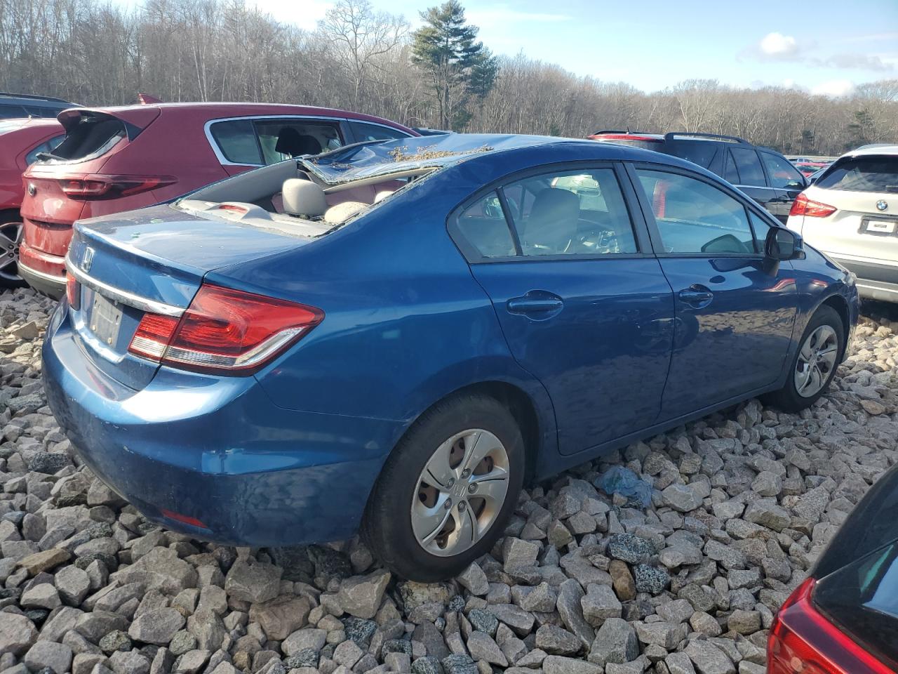 Image 3 of 2013 HONDA CIVIC LX 2013 with VIN 2HGFB2F53DH596579