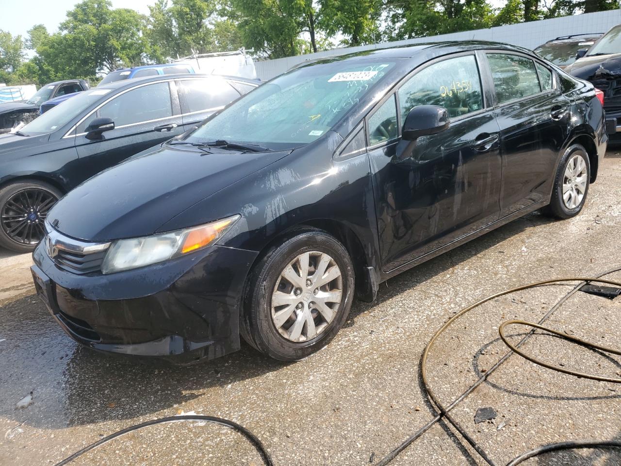 Изображение 1 2012 HONDA CIVIC LX 2012 с VIN 19XFB2F57CE003671