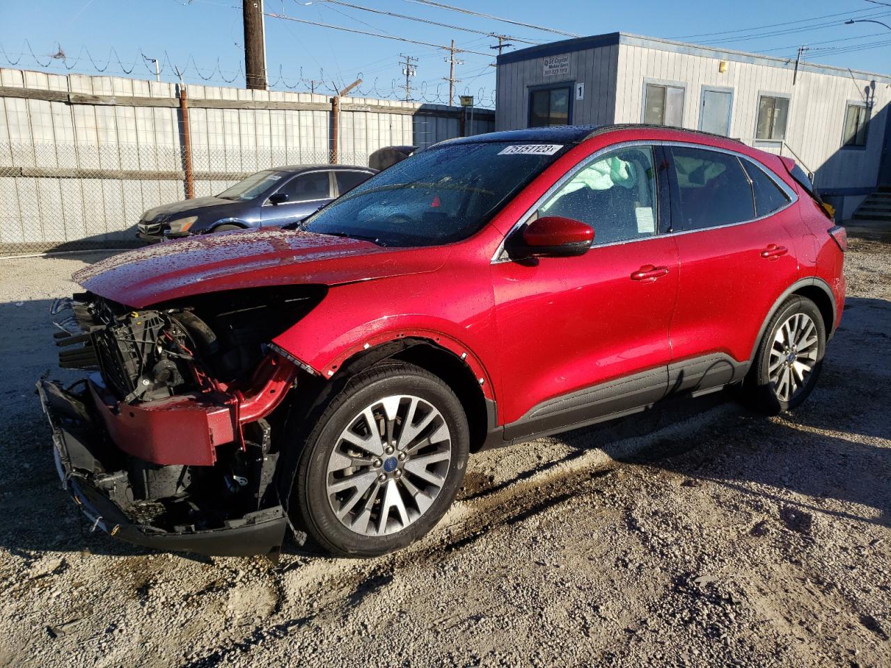 Image 1 of 2020 FORD ESCAPE TITANIUM 2020 with VIN 1FMCU9J99LUB09536