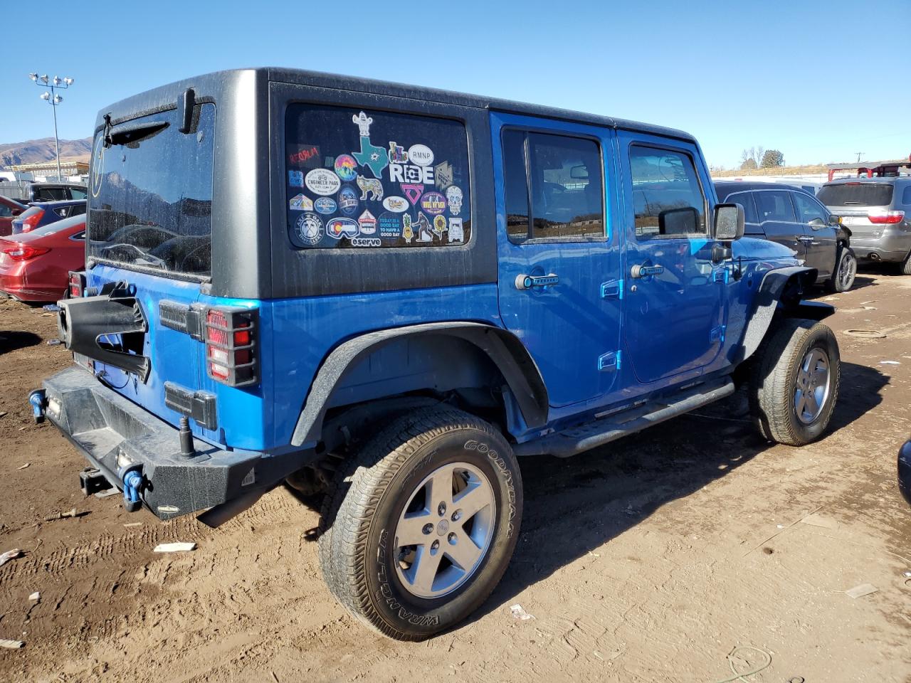 Image 3 of 2015 JEEP WRANGLER UNLIMITED SPORT 2015 with VIN 1C4BJWDG9FL591372