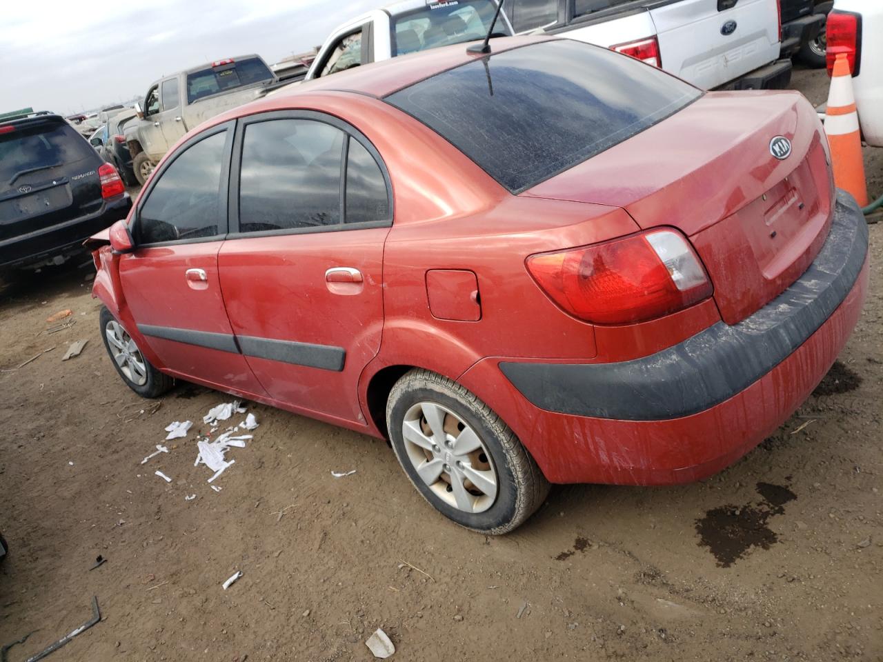 Image 2 of 2009 KIA RIO BASE 2009 with VIN KNADE223696466979