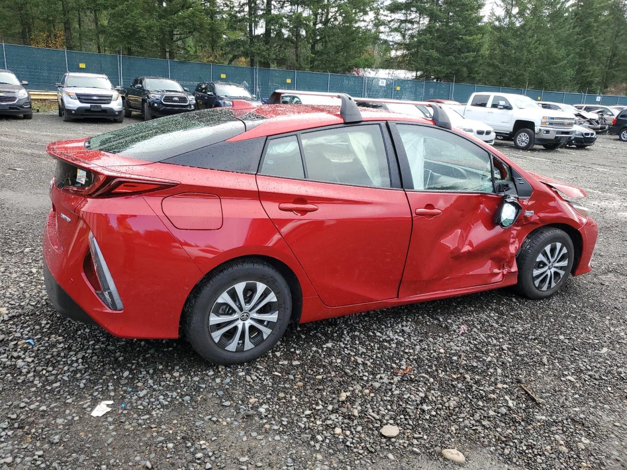 Image 3 of 2022 TOYOTA PRIUS PRIME LE 2022 with VIN JTDKAMFP4N3228008