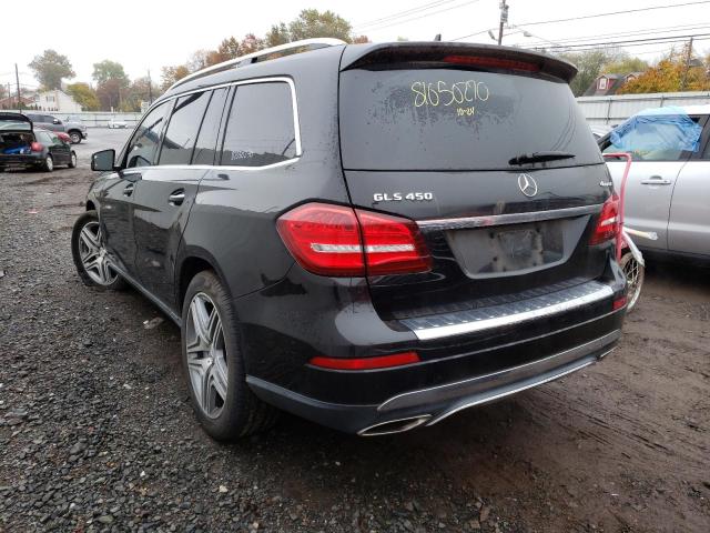 Image 3 of 2017 MERCEDES-BENZ GLS 450 4MATIC 2017 with VIN 4JGDF6EE7HA903612