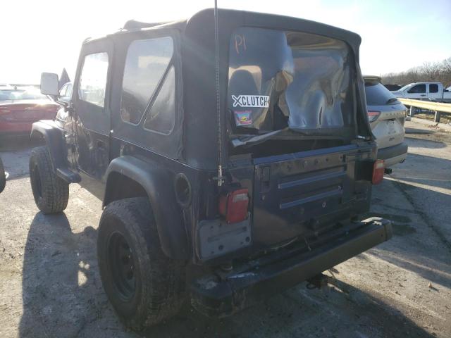 Obraz 2 z 2000 JEEP WRANGLER / TJ SPORT 2000 z VIN 1J4FA49S9YP753980