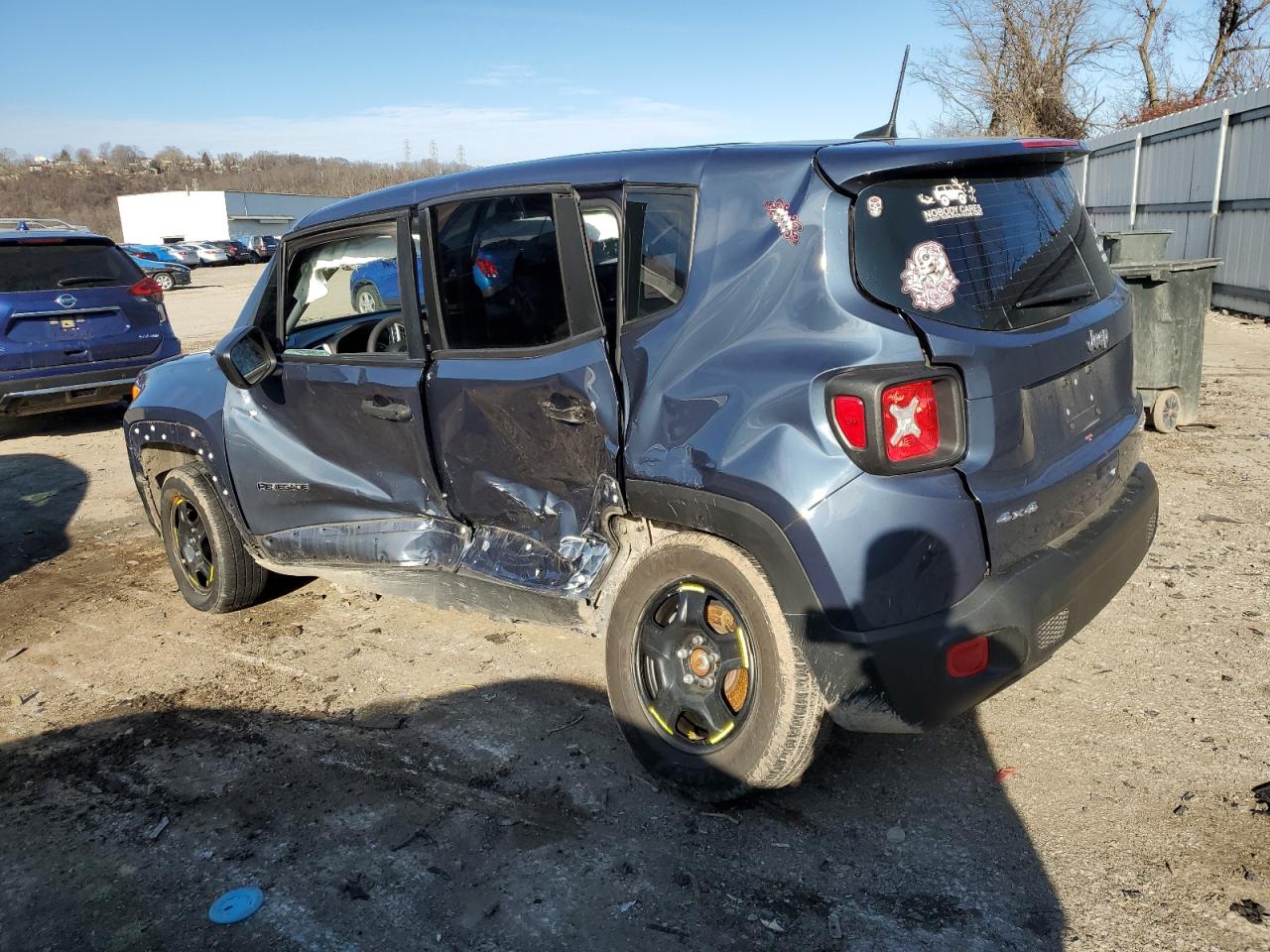 Image 2 of 2021 JEEP RENEGADE SPORT 2021 with VIN ZACNJDAB4MPM31349