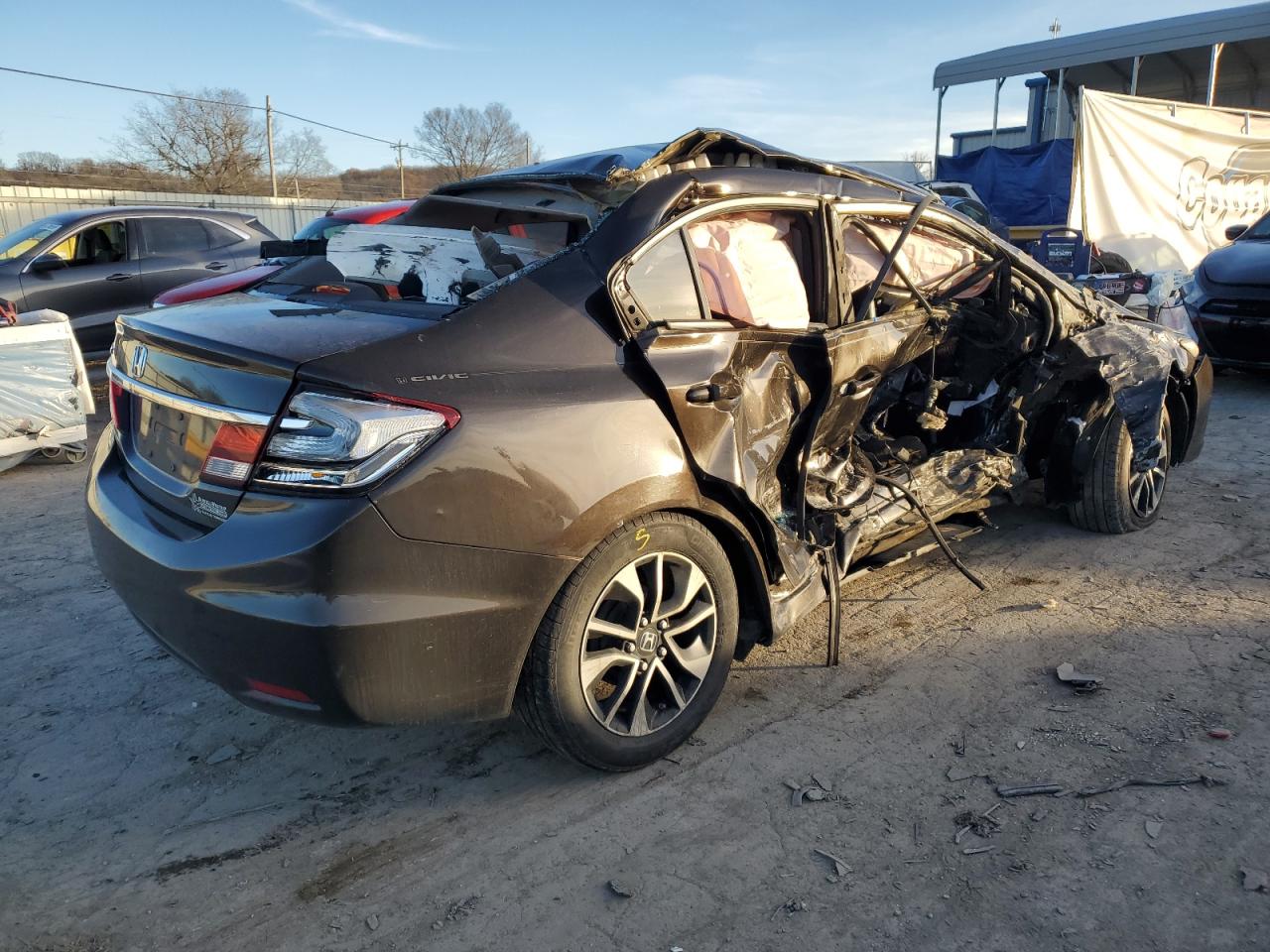 Изображение 3 2013 HONDA CIVIC LX 2013 с VIN 2HGFB2F51DH598816