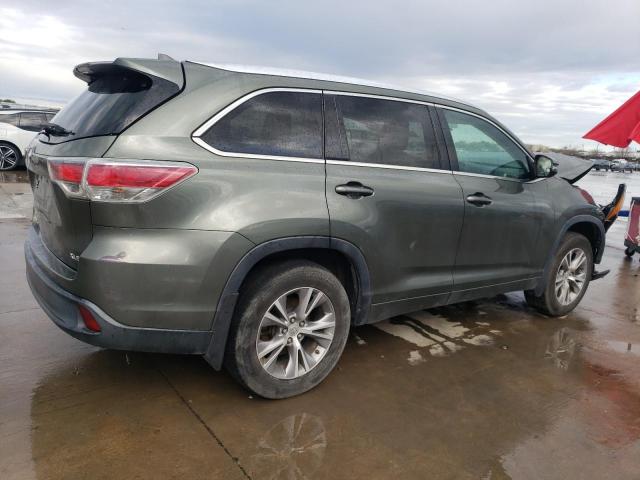Image 3 of 2015 TOYOTA HIGHLANDER XLE 2015 with VIN 5TDKKRFH4FS100984