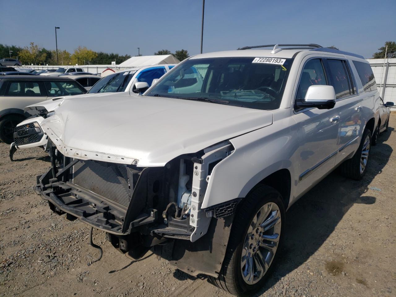 Image 1 of Cadillac Escalade Esv Premium Luxury 2018 with VIN 1GYS4JKJXJR197534