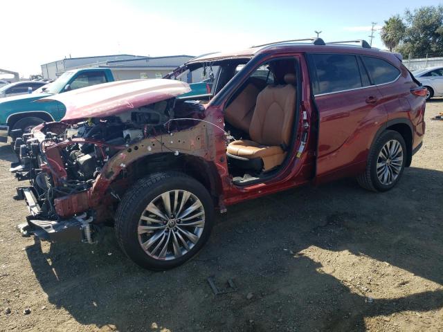 Изображение 1 2021 TOYOTA HIGHLANDER HYBRID PLATINUM 2021 с VIN 5TDEBRCH7MS015832