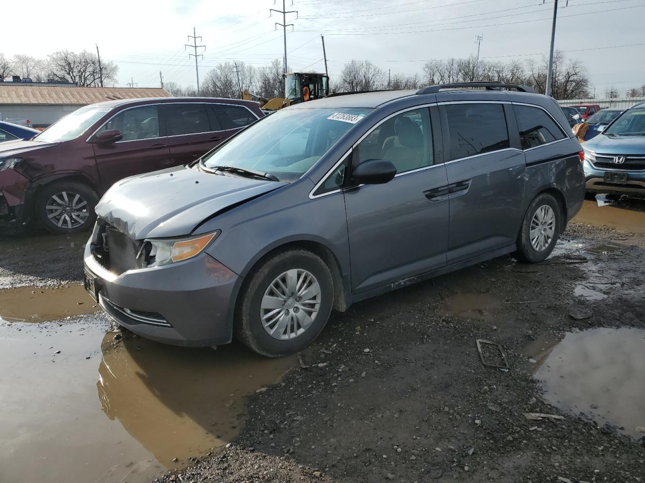 Image 1 of 2014 HONDA ODYSSEY LX 2014 with VIN 5FNRL5H28EB053412