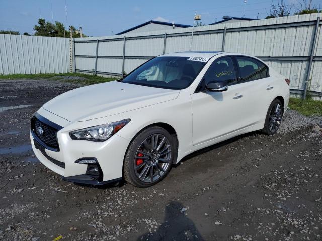 Image 1 of 2021 INFINITI Q50 RED SPORT 400 2021 with VIN JN1FV7DR4MM880148