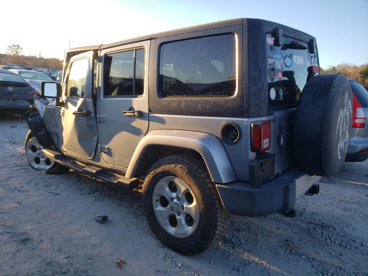 Image 2 of 2014 JEEP WRANGLER UNLIMITED SAHARA 2014 with VIN 1C4BJWEG1EL318049