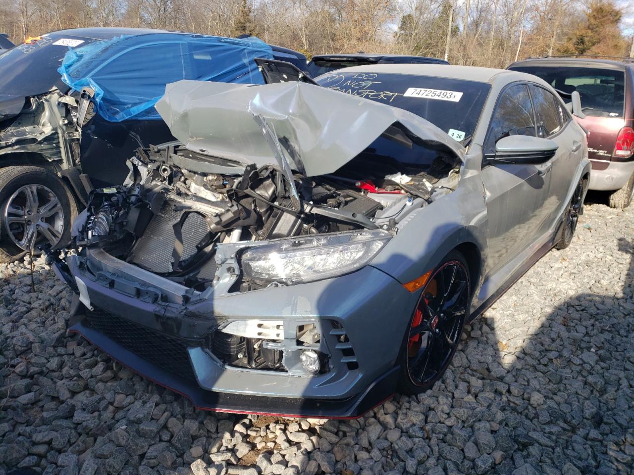 Изображение 1 2021 HONDA CIVIC TYPE-R TOURING 2021 с VIN SHHFK8G74MU203095