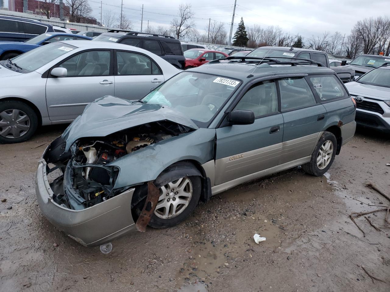 Изображение 1 2001 SUBARU LEGACY OUTBACK AWP 2001 с VIN 4S3BH675017607255