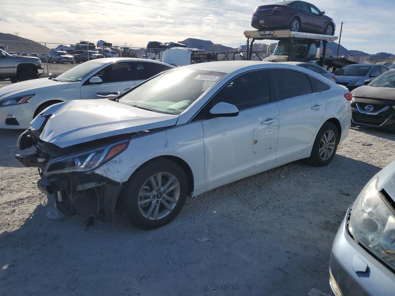 Image 1 of 2015 HYUNDAI SONATA SE 2015 with VIN 5NPE24AF8FH207581