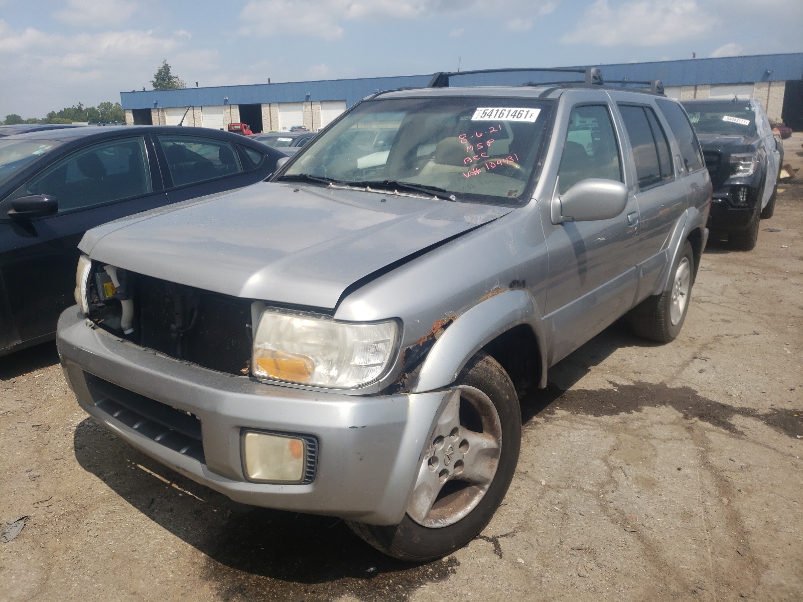 Изображение 2 2001 INFINITI QX4 2001 с VIN JNRDR07YX1W104481