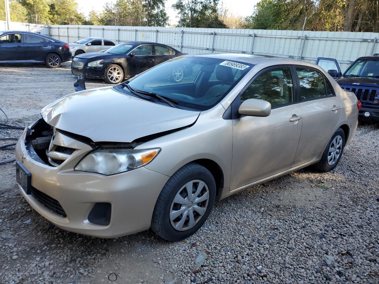 Image 1 of 2011 TOYOTA COROLLA BASE 2011 with VIN 2T1BU4EE4BC570486