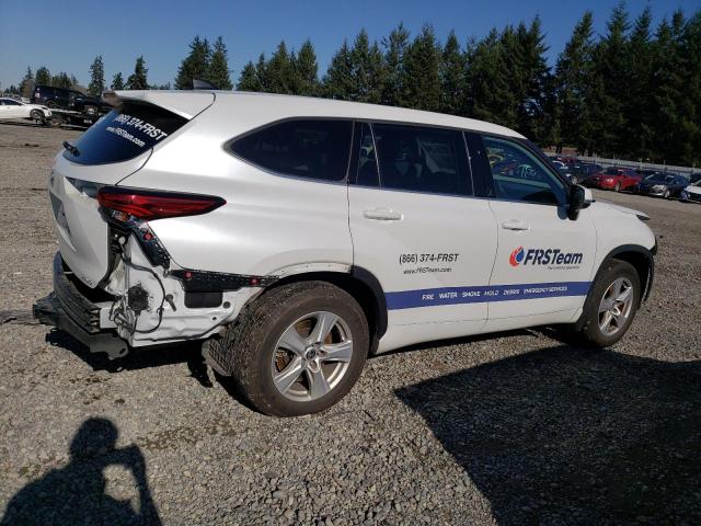 Image 3 of 2022 TOYOTA HIGHLANDER L 2022 with VIN 5TDBZRBH9NS180122