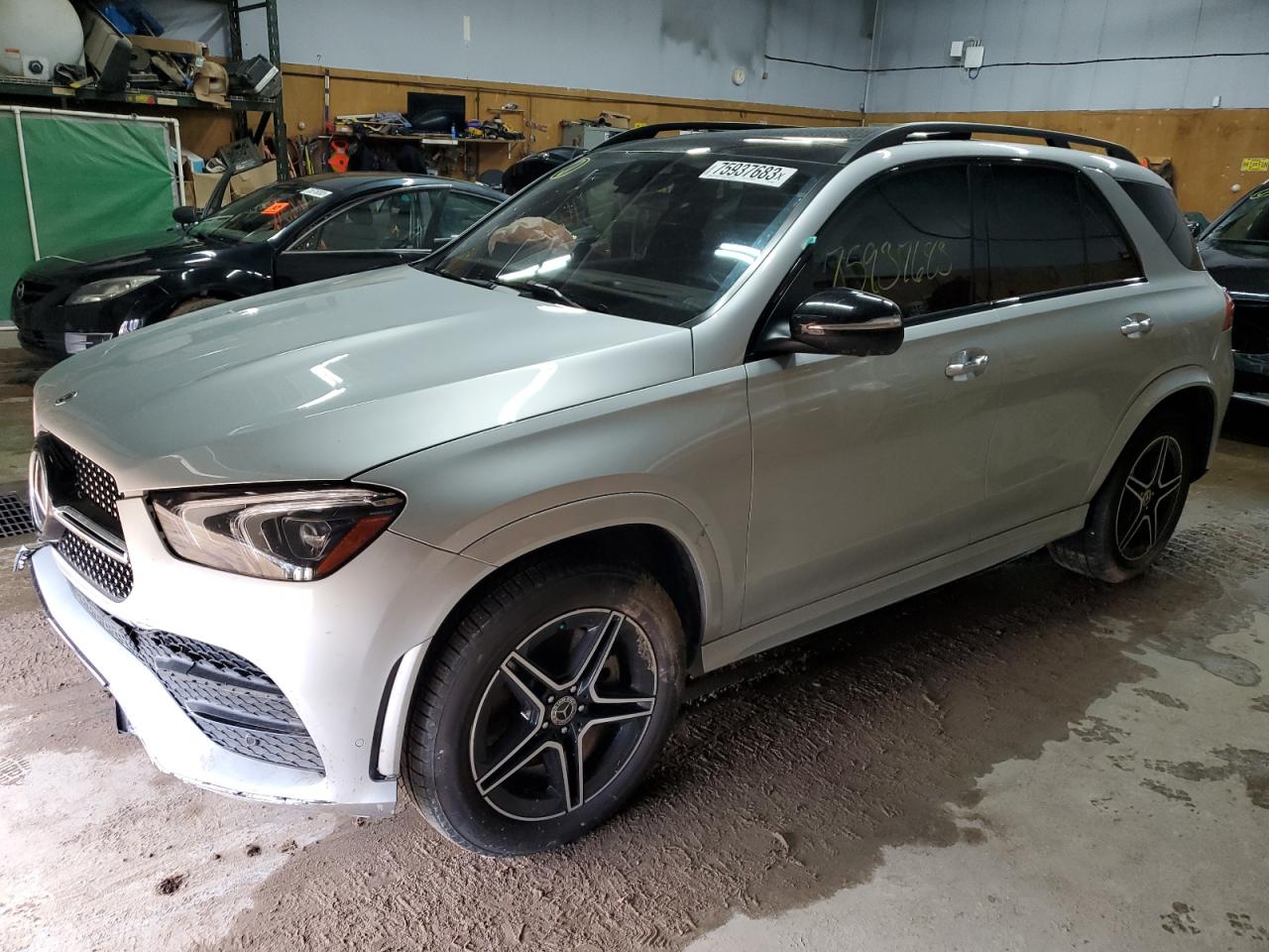 Image 1 of 2021 MERCEDES-BENZ GLE 450 4MATIC 2021 with VIN 4JGFB5KB8MA400965
