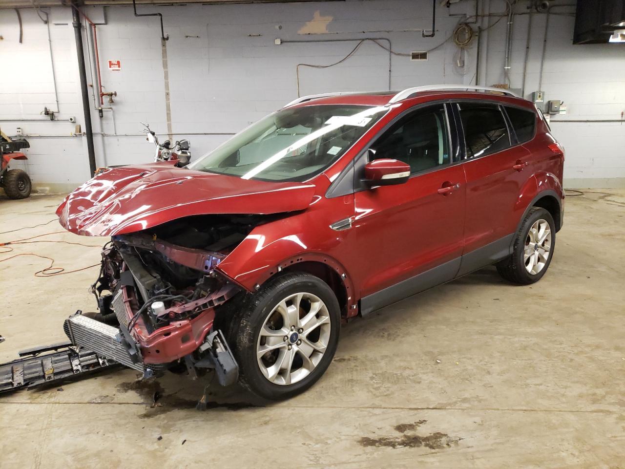 Image 1 of 2014 FORD ESCAPE TITANIUM 2014 with VIN 1FMCU9J93EUB05789