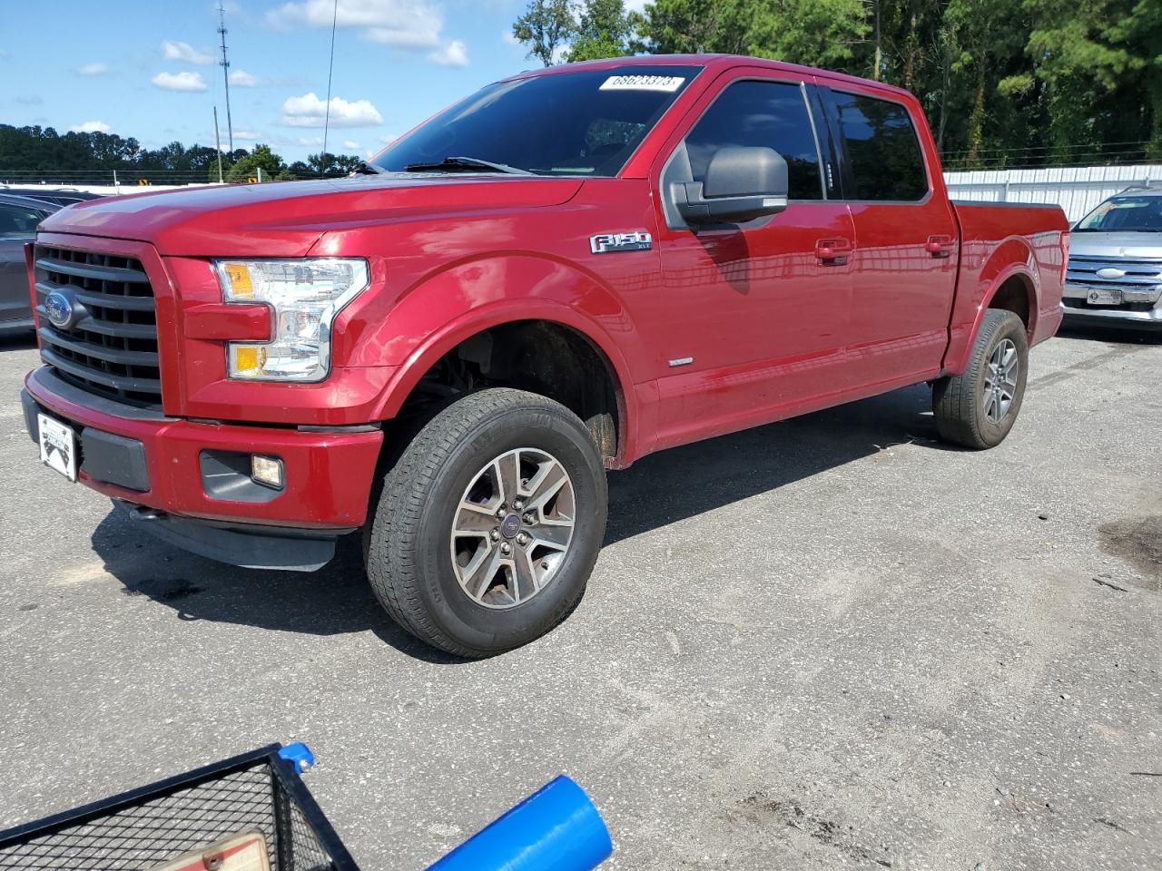 Image 1 of 2016 FORD F150 SUPERCREW 2016 with VIN 1FTEW1EGXGFC54600