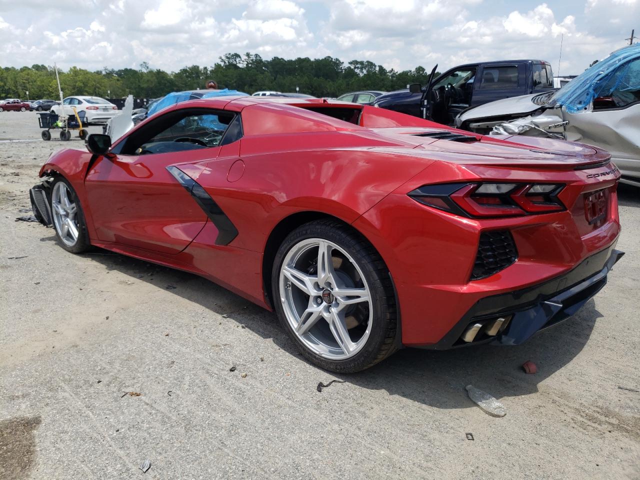 Obraz 2 z 2021 CHEVROLET CORVETTE STINGRAY 2LT 2021 z VIN 1G1YB3D49M5109151
