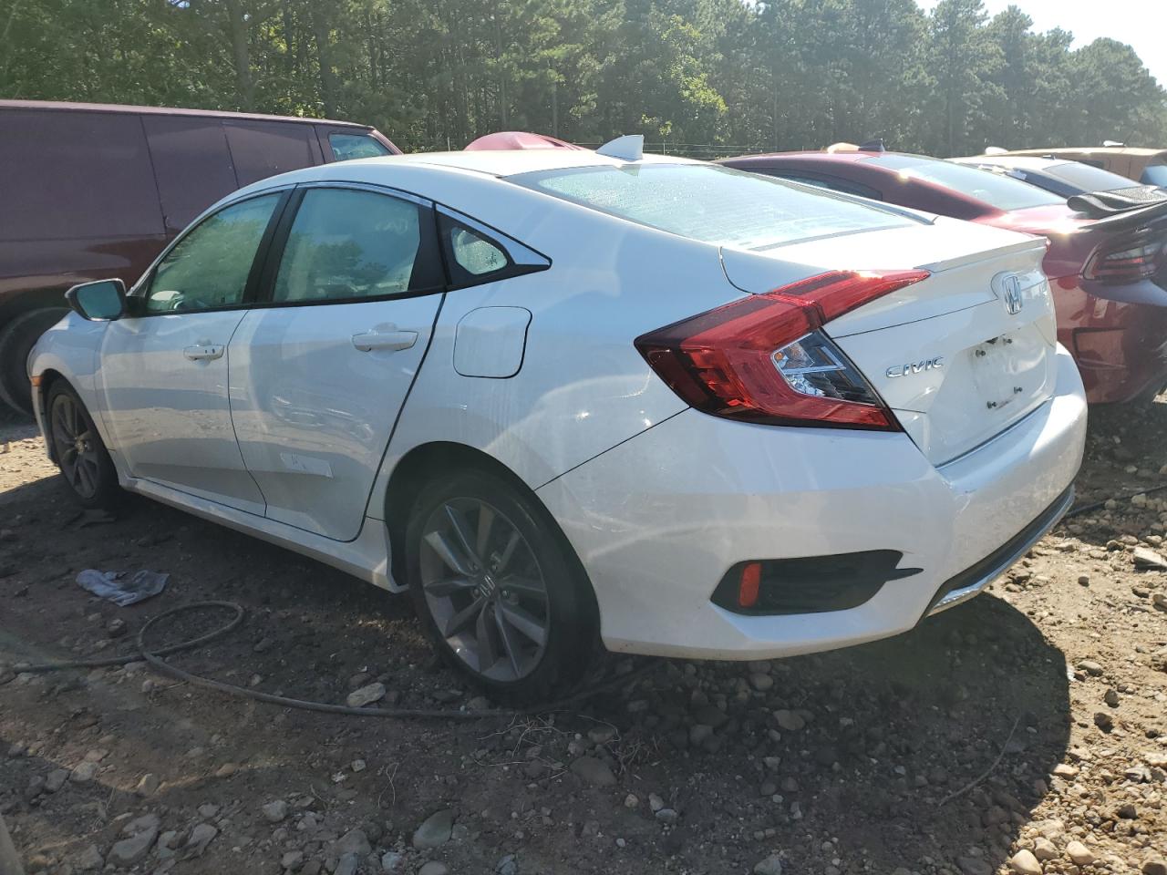 Image 2 of 2020 HONDA CIVIC EX 2020 with VIN 19XFC1F39LE221472