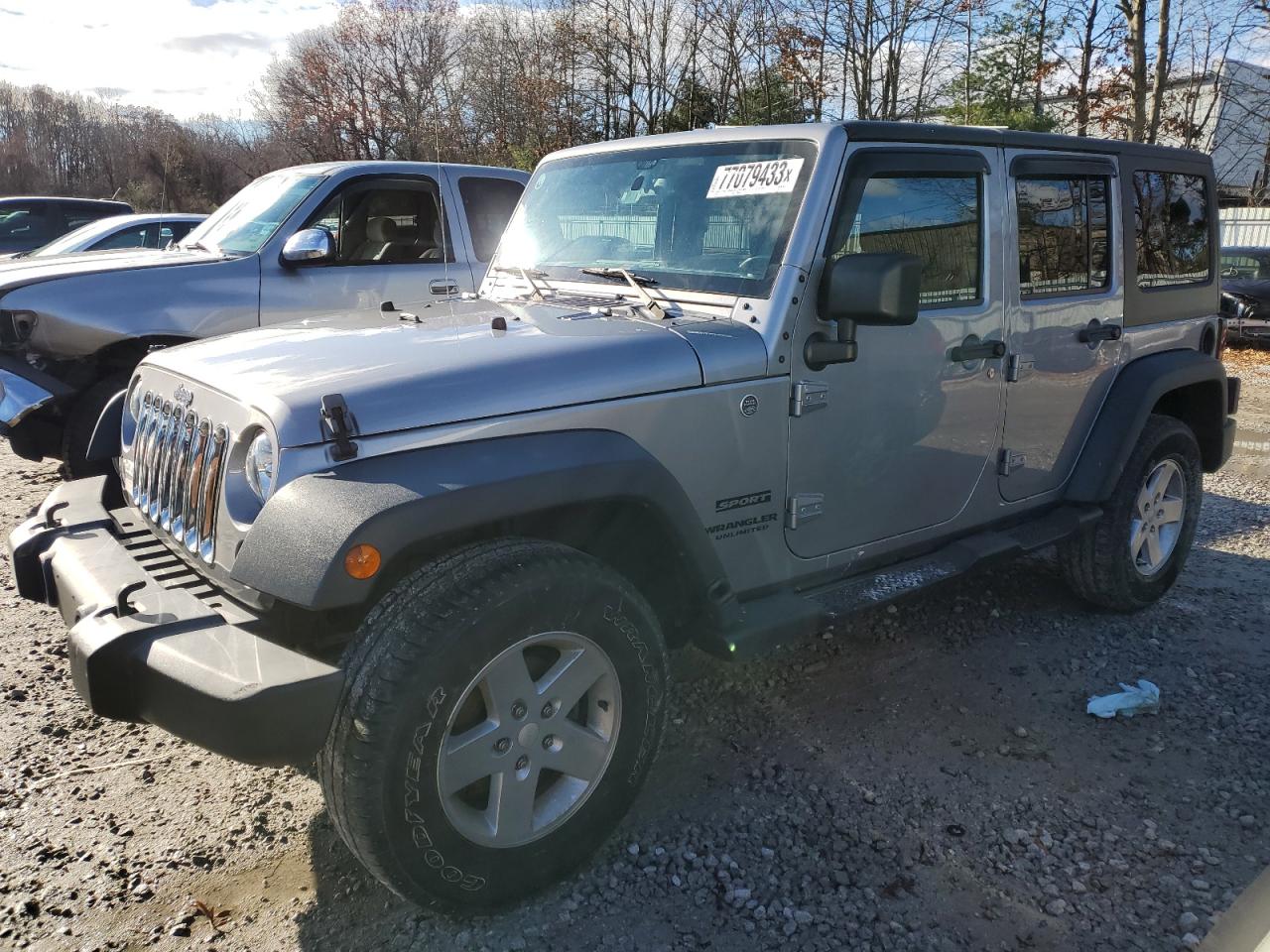 Image 1 of 2015 JEEP WRANGLER UNLIMITED SPORT 2015 with VIN 1C4BJWDG9FL763092