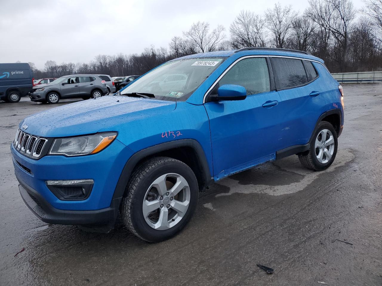 Image 1 of 2020 JEEP COMPASS LATITUDE 2020 with VIN 3C4NJDBB7LT124623