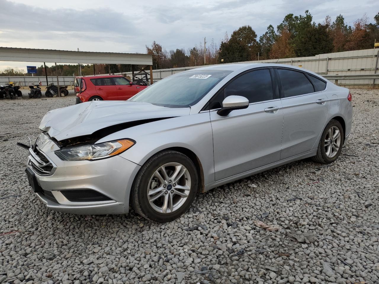 Image 1 of 2018 FORD FUSION SE 2018 with VIN 3FA6P0HD1JR229274