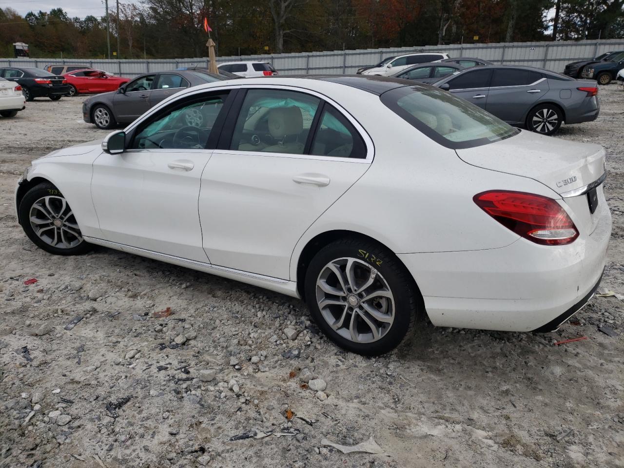 Image 2 of 2015 MERCEDES-BENZ C 300 4MATIC 2015 with VIN 55SWF4KB1FU040398