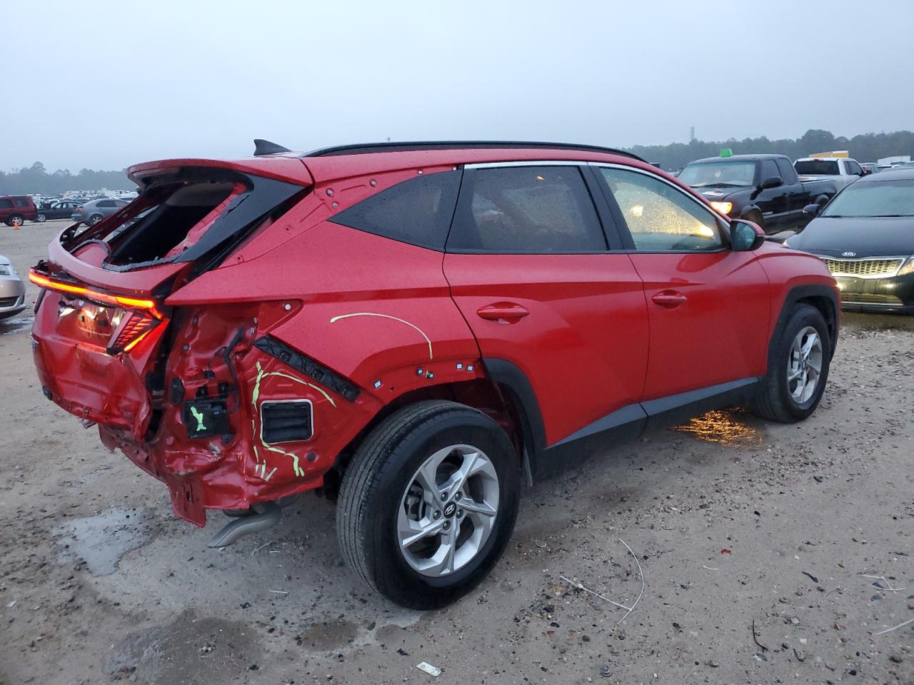 Image 3 of 2022 HYUNDAI TUCSON SEL 2022 with VIN 5NMJB3AE9NH155308