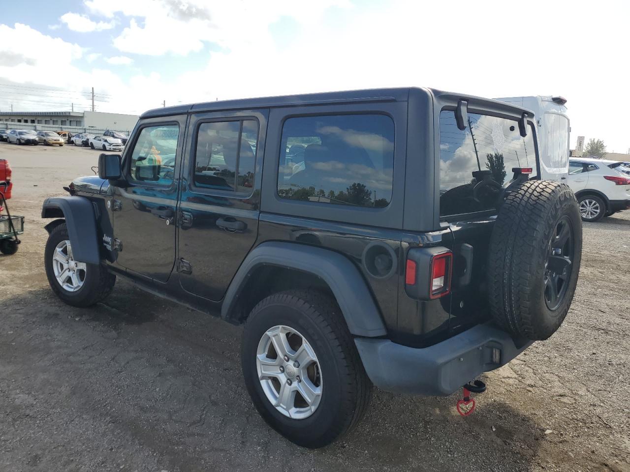 Image 2 of Jeep Wrangler Unlimited Sport 2018 with VIN 1C4HJXDN7JW200872