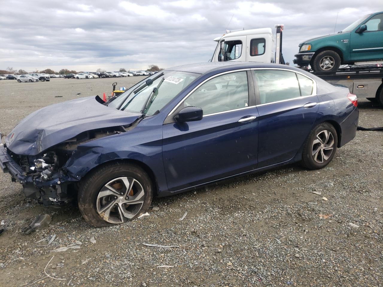 Image 1 of 2017 HONDA ACCORD LX 2017 with VIN 1HGCR2F30HA066670