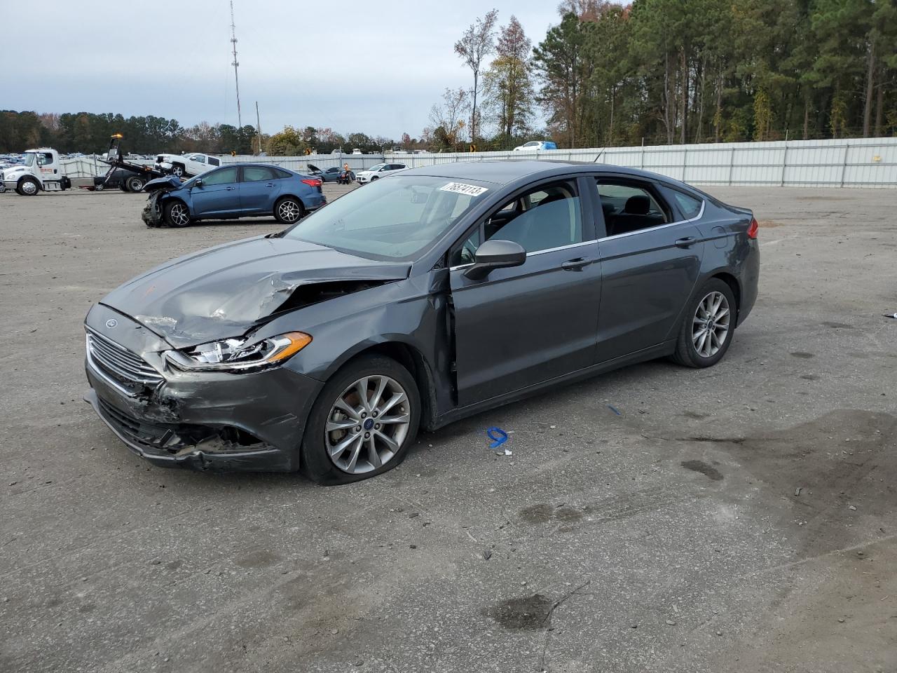 Image 1 of 2017 FORD FUSION SE 2017 with VIN 3FA6P0HD2HR302405