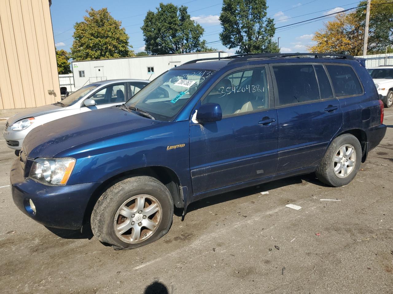 Image 1 of 2003 TOYOTA HIGHLANDER LIMITED 2003 with VIN JTEGF21A430079916