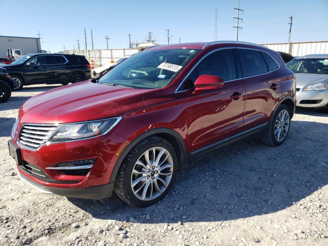 Image 1 of 2017 LINCOLN MKC RESERVE 2017 with VIN 5LMCJ3C91HUL47159