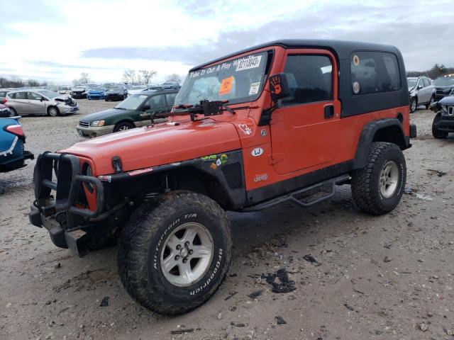 Image 1 of 2005 JEEP WRANGLER / TJ UNLIMITED 2005 with VIN 1J4FA44S05P345452
